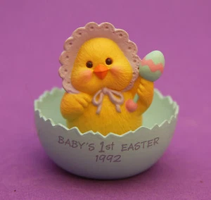 Hallmark Merry Miniatur Ostern 1992 Babys erstes Osterküken im Ei Mini - Bild 1 von 3