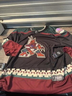 Nueva camiseta 3xl Fanatics Breakaway NHL Arizona Coyotes Kachina Logo 2021/22 para hombre Foto 1 de 4