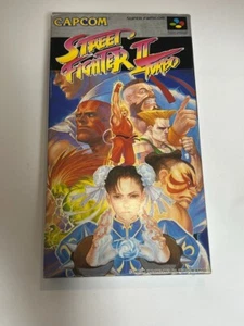 Street Fighter II 2 Turbo Super Famicom SFC SNES Nintendo With Box & Mannual - Picture 1 of 14