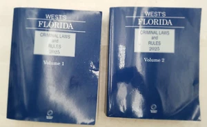 West's Florida Criminal Laws and Rules, 2025 ed. 2 Volume set - Picture 1 of 10
