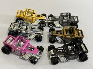 Hot Wheels - BONE SHAKER Lot of 6 - Pink, Silver, Gray, Gold, Black, Yellow - Picture 1 of 1