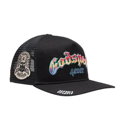 Godspeed Trucker Hat Forever Unisex Black 4EVERHAT - Image 1 of 4