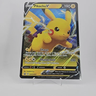 Pikachu V SWSH061 Jumbo Cards Holo - Image 1 of 2