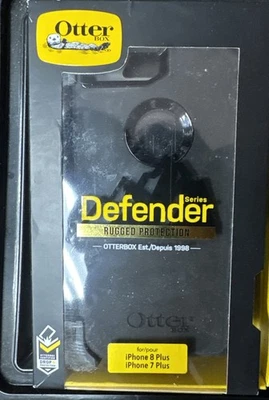 Otter Box Defender Series Cell Phone Case: iPhone 7+/8+ Black - Image 1 of 2