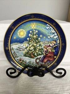 VILLEROY & BOCH HEINRICH CHRISTMAS PLATE GERO TRAUTH 1992 New In Box - Picture 1 of 21