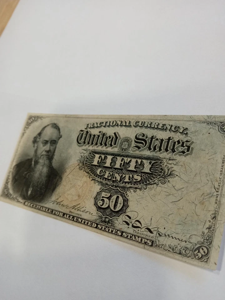 US Fractional Currency , 50c Stanton, Forth Issue, Fr-1376 - Image 1 of 4