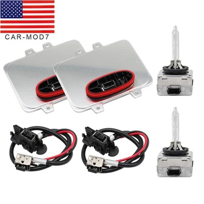 2Pcs Xenon HID Headlight Ballast Igniter D1S Bulb for Cadillac Escalade 07-13 - Image 1 of 4