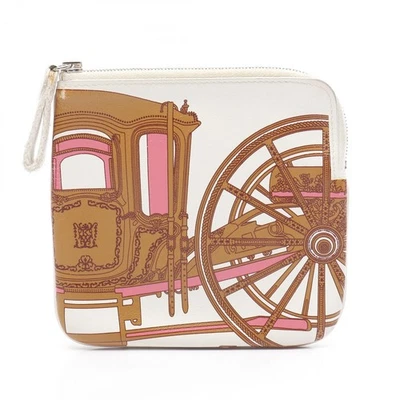 HERMES Bolsa de Transporte Bolsillo BALADE EN BERLINE Cuero Rápido Blanco Rosa Usado SHW D Foto 1 de 4