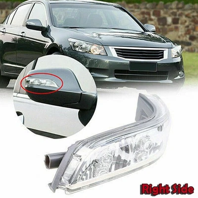 LED Side-Mirror Rear View Turn Signal Light Right Side Amber for 05-12 Acura RL - Image 1 of 4