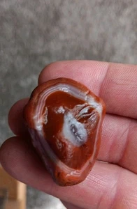 0,99 Unzen Lake Superior Achat, rubinrote Farben TOP QUALITÄT  - Bild 1 von 8