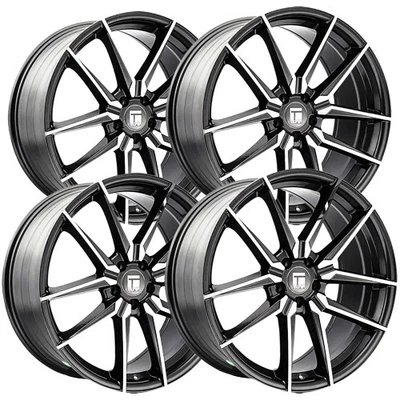 (Set of 4) Touren TR94 19x8.5 5x120 +35mm Brushed Wheels Rims 19" Inch — 第 1/4 张图片