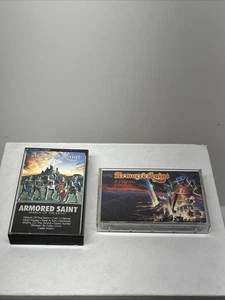 Armored Saint Lot of 2 Cassettes - Raising Fear & March of the Saints - Picture 1 of 6