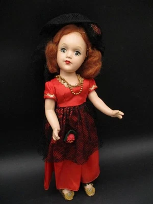 Кукла кинозвезда 1948 Uneeda RITA HAYWORTH Carmen in THE LOVE OF CARMEN 14 дюймов - Изображение 1 из 4