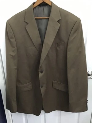J. Ferrar Men's Brown 2 Button Blazer Sports Coat 44L - Image 1 of 4