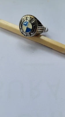 Anillo deportivo de acero inoxidable para hombre y mujer con piedra en forma de estrella talla 20 = S nuevo Foto 1 de 4