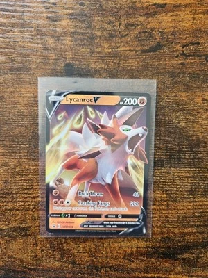 Lycanroc V SWSH199 SWSH: Sword & Shield Promo Cards Holo - Image 1 of 2