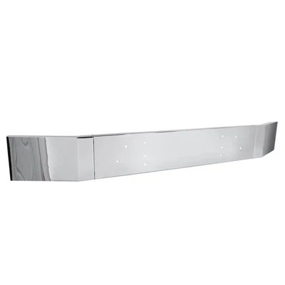 10" Chrome Front Bumper W/ Triangular Bolt Pattern For Mack RD688S/RD6900S 81-04 - Image 1 of 4