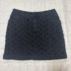 vivienne westwood ANGLOMANIA denim skirt 26 black - Picture 1 of 7