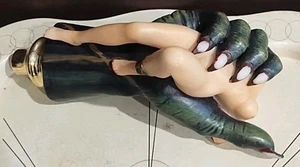 Beer Tap Handle Monster Hand Claw Nude Woman Halloween Unique Heavy duty - Picture 1 of 10