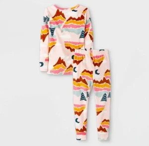 Juego de 2 pijamas Cat & Jack Mountainscape Ajustado - rosa claro talla 8 - Imagen 1 de 4