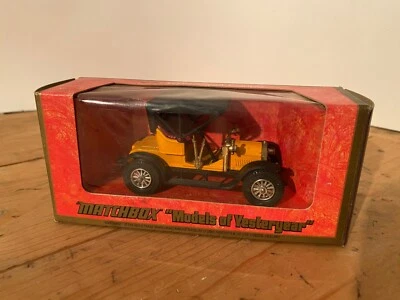 Matchbox Models of Yesteryear Y-4 1909 Opel Coupe in Orange, 1/38, Boxed - Image 1 of 4
