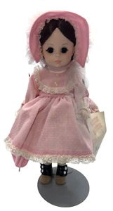 Madame Alexander Doll Rebecca 13" Pink Spring Dress Original w/Tag 1965 w/Stand - Picture 1 of 5