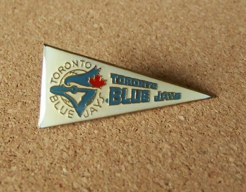 Toronto Blue Jays pennant lapel pin MLB older version c37937 Cover