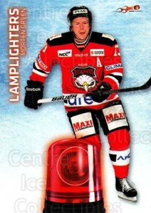 2011-12 Swedish Hockey Allsvenskan Lamplighters #5 Morten Green