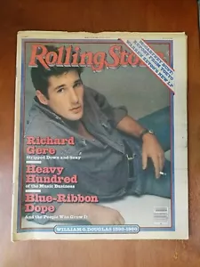 Vintage Rolling Stone Magazine March 6, 1980 #312 Richard Gere No Label - Imagen 1 de 1