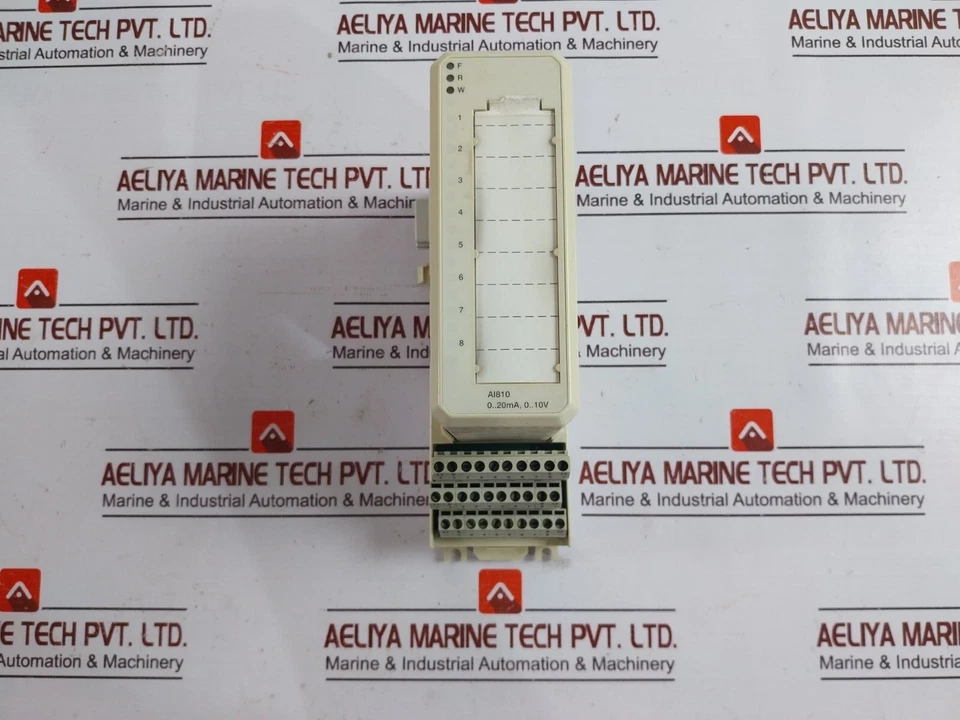 ABB AI810 3BSE008516R1 Analog Input Module & Termination Unit 3BSE013230R1 - Image 1 of 4
