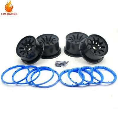 Vorderseite und Hinterradnabe aus Kunststoff für 1/5 HPI RV KM BAJA 5B SS TEILE - Bild 1 von 4