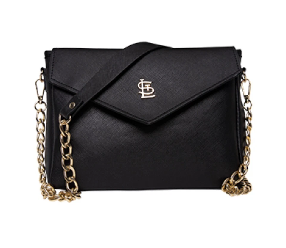 ST. LOUIS CARDINALS Purse NEW BLACK HANDBAG WITH LOGO SGA 9/2/23 - Image 1 of 1