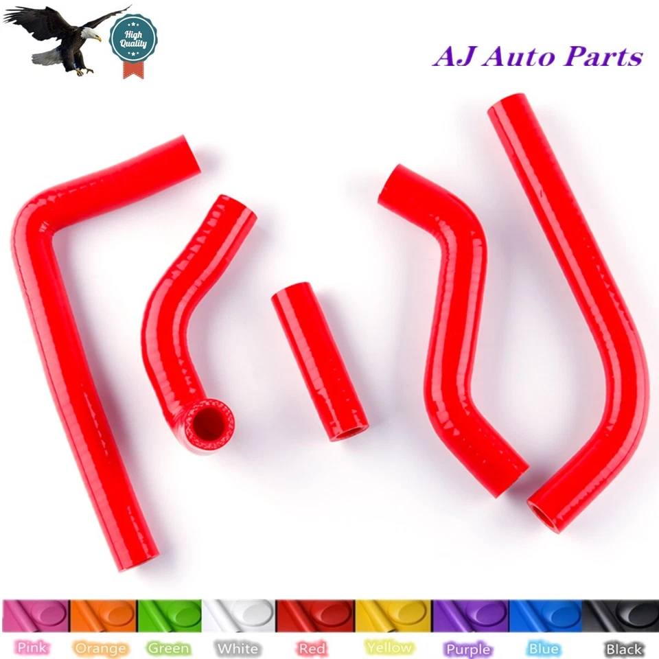 Red For SUZUKI RMZ450 RM-Z 450 2008 2009 2010 Silicone Radiator Coolant Hoses Foto 1 de 4