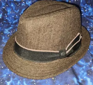 Vintage Stetson Stingy Brim Fedora 60/40 Wool Poly Size S/M Small Medium - Picture 1 of 6