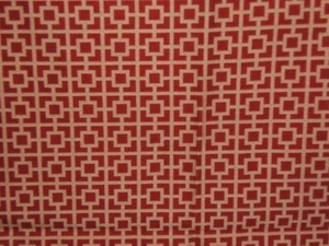 Kravet, Streetwise, Contemporary Geometric, BTY,  Color Red - Picture 1 of 2