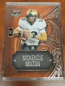 McKenzie Milton 2023 Wild Card Seven Card Studs Orange Spade Foil /7 - Picture 1 of 2