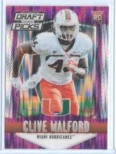 RARE 2015 PANINI DRAFT CLIVE WALFORD ROOKIE CARD RC #109 ~ 01/99 UNIQUE ~ MIAMI