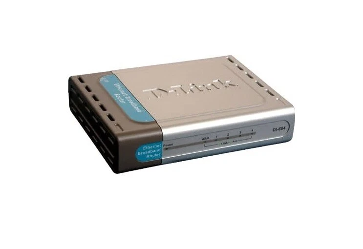 D-Link DI-604 4-Port 10/100 Lan Ethernet Broadband Router - Image 1 of 1
