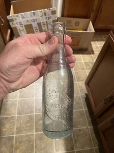 Rare Carnegie Bottling Works Embossed Soda Bottle Carnegie Pennsylvania PA - Picture 1 of 11