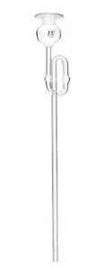 Eisco Labs Safety Thistle Funnel, 13.75" (30cm) - Bend & Safety Bulb - Picture 1 of 1