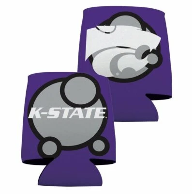 Kansas State Can Cooler Set of 6 Bubbles Design 3 FREE SHIPPING - Image 1 of 2