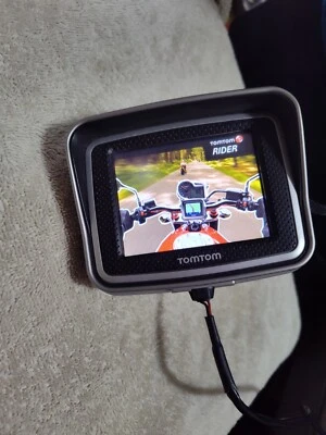TomTom RIDER GPS 2nd Edition Bluetooth Motorcycle GPS - Image 1 of 4
