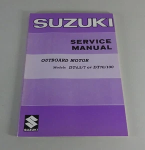 Taller/Manual de Servicio Suzuki Outboard Motor DT4.5/7 + DT70/100 De 06/1976 - Imagen 1 de 6