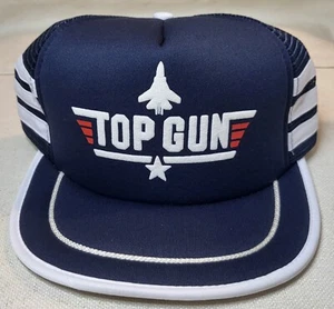 Top Gun - Promotional Mesh Snapback Hat Cap - Vintage - Picture 1 of 6