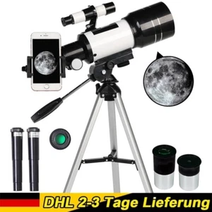 Telescopio Astronomía con Trípode Refractor Óptico Vidrio Telescopio DE - Imagen 1 de 12