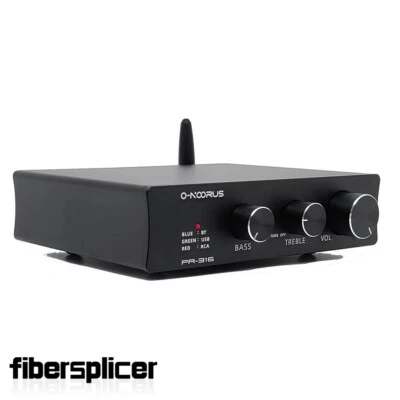 O-NOORUS PA-316 PA316 100Wx2 Digital Power Bluetooth Amplifier High-Resolution - Image 1 of 4