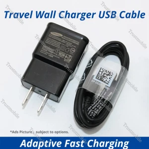 USB Type C Cable Fast Wall Charger For Samsung Galaxy S20 21 22 23 A 50 51 52 53 - Picture 1 of 15