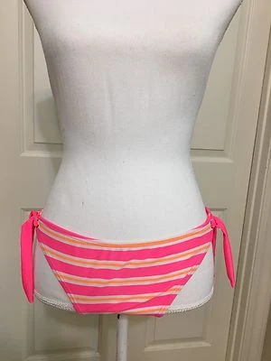 Новый без ЯРЛЫКОВ женщины так размер L, ярко розовый, белый, оранжевый струнных инструментов бикини купальник низ - Изображение 1 из 3