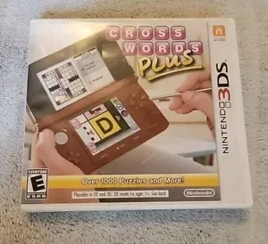 Crosswords Plus (Nintendo 3DS, 2012) Includes Manual + Insert - Picture 1 of 5