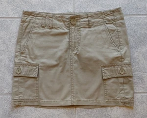 H&M Damen Mädchen Rock kurzer Rock Minirock Cargorock Gr. 34 (158 164) khaki - Bild 1 von 6